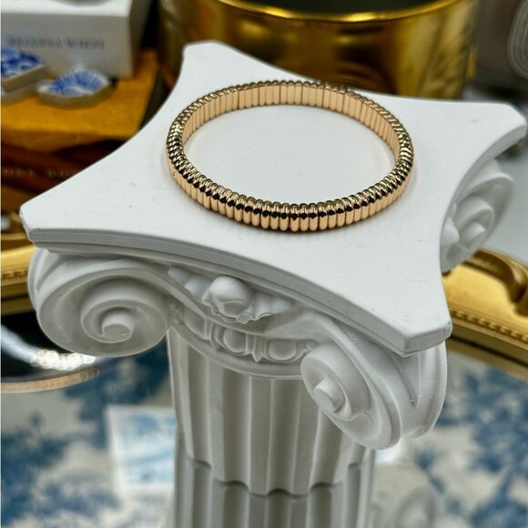 🆕 ROXANNE ASSOULIN 🧿 NWOT Golden LOVE Bracelet Set - Set of 2 - Picture 12 of 16